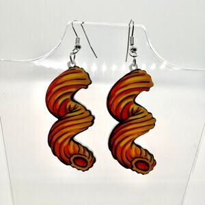 Pasta Earrings - Spaghetty Accessories - Food Earrings - Chef Accessories